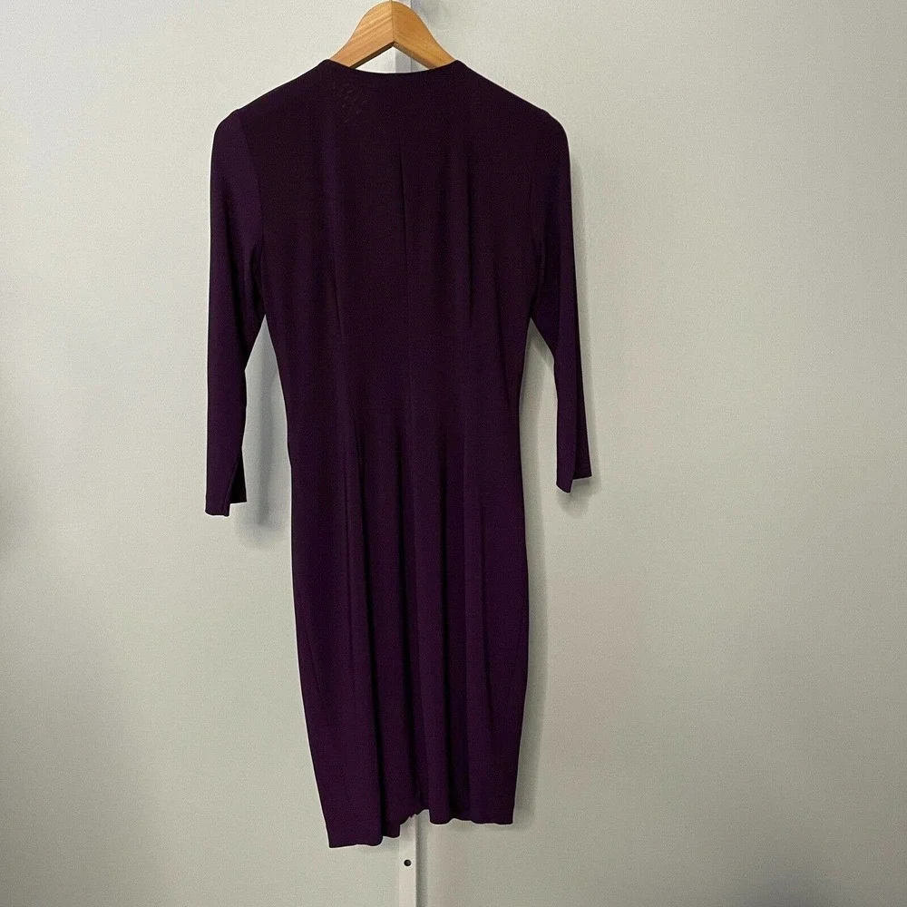 Cache Stretch Ruche Gold Zipper Dress - Picture 4 of 9